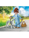 PM71736,Playmobil - Figurina manager cu animalut de colectie caine Dalmatian