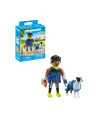 PM71740,Playmobil - Figurina alergator cu animalut de colectie caine Border Collie