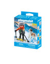 PM71741,Playmobil - Figurina drumet cu animalut de colectie caine Saint Bernard