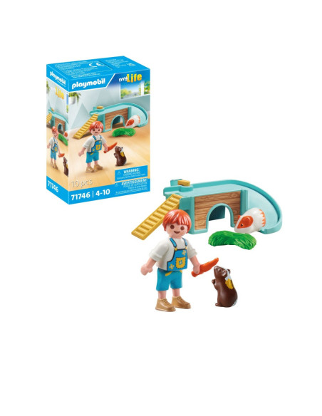 PM71746,Playmobil - Casuta porcusorilor de guineea
