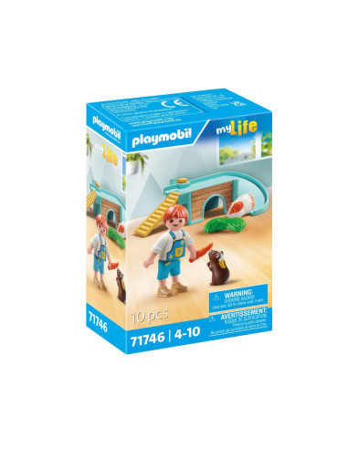 PM71746,Playmobil - Casuta porcusorilor de guineea