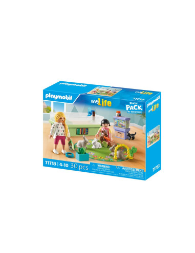 PM71753,Playmobil - Set starter Familie de iepurasi