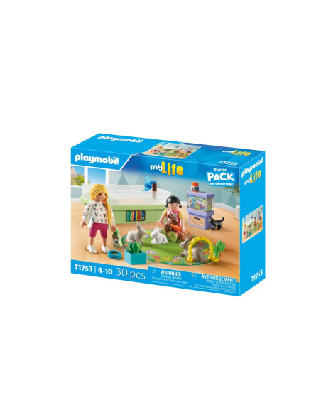 PM71753,Playmobil - Set starter Familie de iepurasi