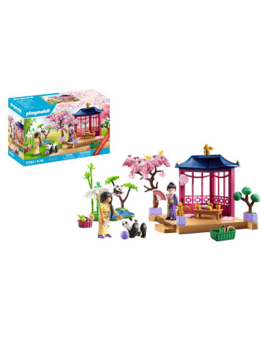 PM71762,Playmobil - Promo Pack Gradina asiatica cu urs panda
