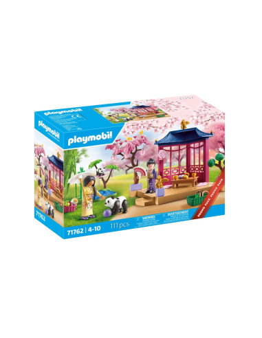 PM71762,Playmobil - Promo Pack Gradina asiatica cu urs panda