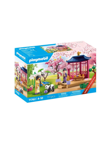 PM71762,Playmobil - Promo Pack Gradina asiatica cu urs panda