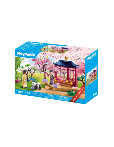 PM71762,Playmobil - Promo Pack Gradina asiatica cu urs panda