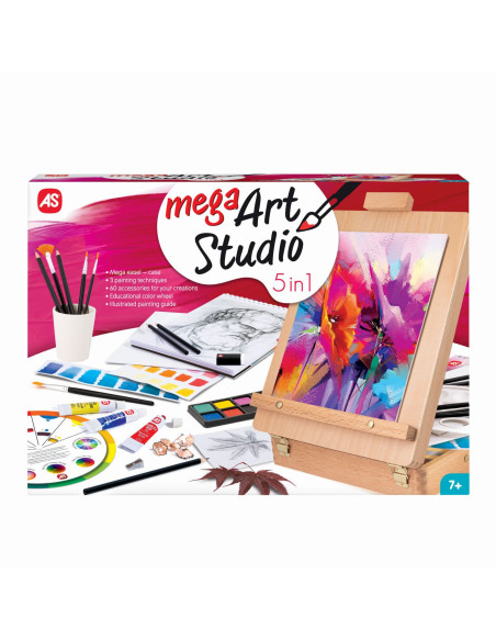 VV-1038-82028,Happi Hobbi Mega Art Studio 5 In 1 Set De Desen