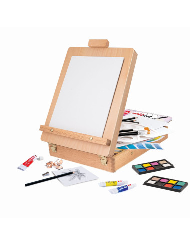 VV-1038-82028,Happi Hobbi Mega Art Studio 5 In 1 Set De Desen