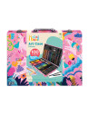 VV-1038-82063,Happi Hobbi Art Case Set De Desen Deluxe Cu 100 De Accesorii Fantezie Unicorni
