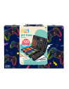 VV-1038-82064,Happi Hobbi Art Case Set De Desen Deluxe Cu 100 De Accesorii Joc Video