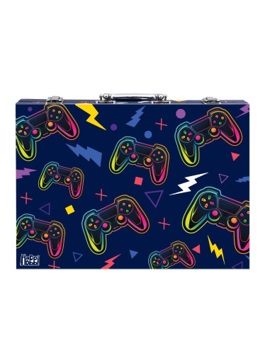 VV-1038-82064,Happi Hobbi Art Case Set De Desen Deluxe Cu 100 De Accesorii Joc Video
