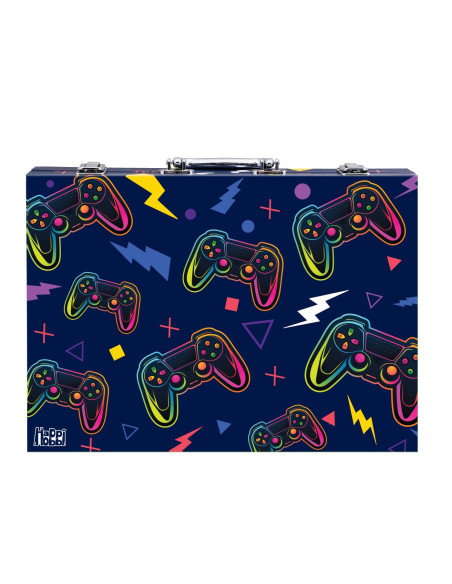 VV-1038-82064,Happi Hobbi Art Case Set De Desen Deluxe Cu 100 De Accesorii Joc Video
