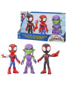 G3381,Spidey Si Prietenii Lui Uimitori Marvel Set 3 Figurine Si Accesorii