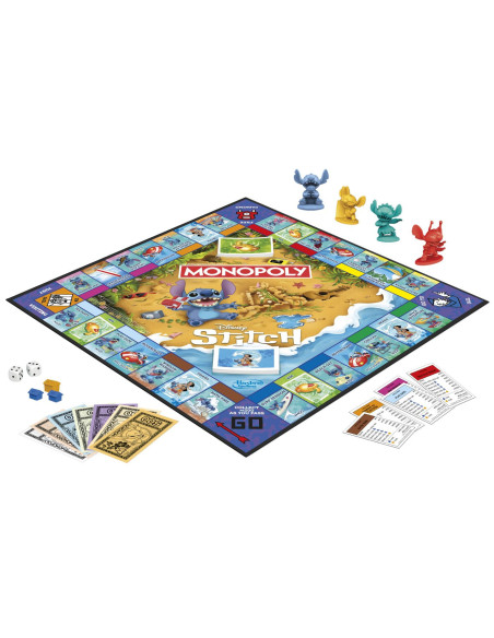 G0388102,Joc Monopoly Disney Stitch In Limba Engleza