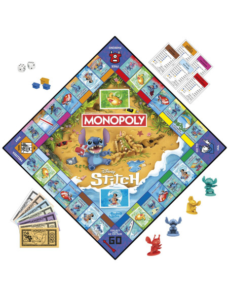 G0388102,Joc Monopoly Disney Stitch In Limba Engleza