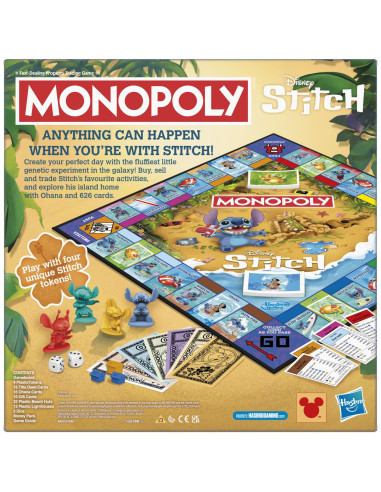 G0388102,Joc Monopoly Disney Stitch In Limba Engleza