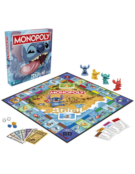 G0388102,Joc Monopoly Disney Stitch In Limba Engleza