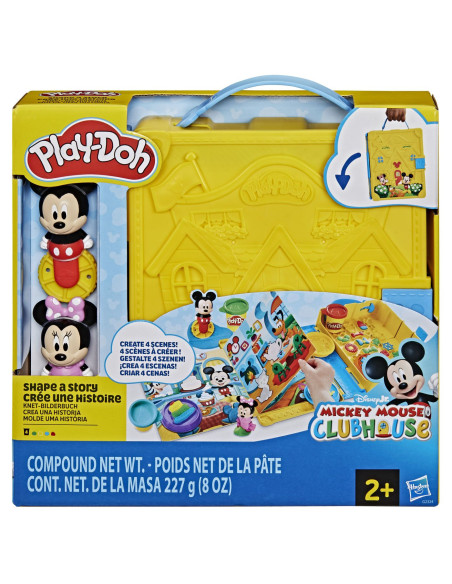 G2324,Play Doh Disney Jr Clubul Lui Mickey Mouse Set Modeleaza O Poveste