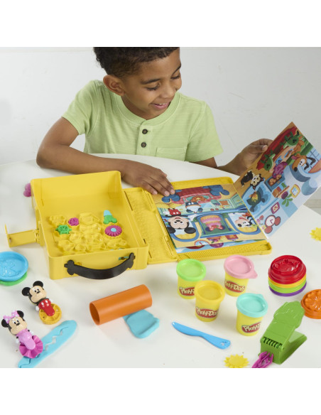 G2324,Play Doh Disney Jr Clubul Lui Mickey Mouse Set Modeleaza O Poveste