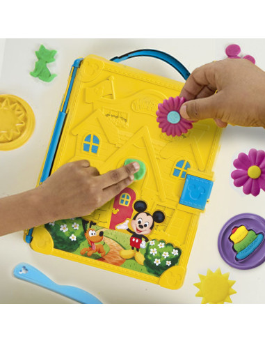 G2324,Play Doh Disney Jr Clubul Lui Mickey Mouse Set Modeleaza O Poveste