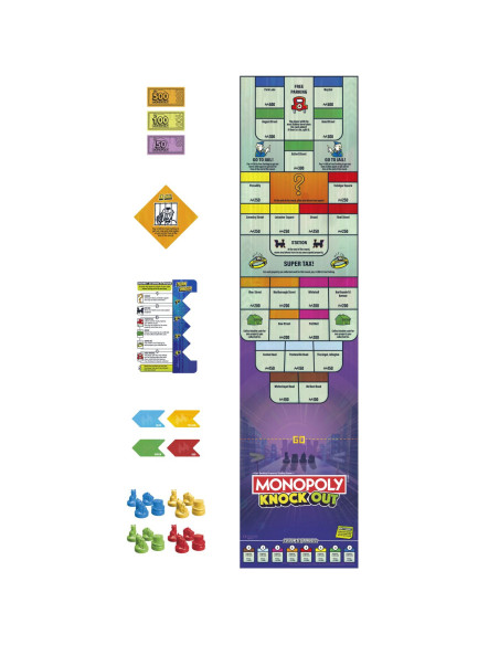 F8995,Joc Monopoly Knock Out In Limba Engleza