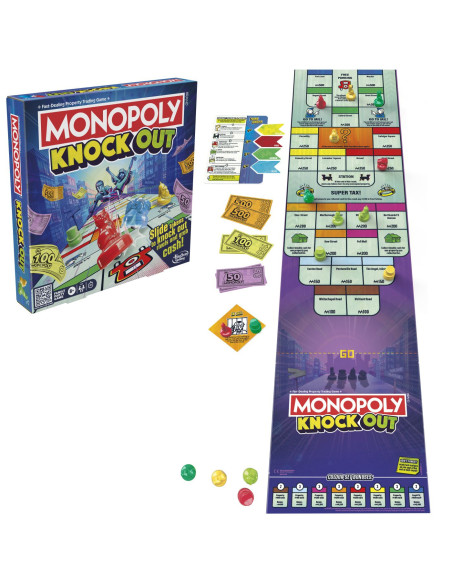 F8995,Joc Monopoly Knock Out In Limba Engleza