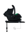 KCMIPRFX2BLK000,Scoica Auto Kinderkraft Mink Pro 2 I-size 40-75 Cm + Baza Zestaw Black