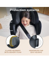 KCXPPR02BLK0000,Scaun Auto Kinderkraft Xpand 2 I-size 100-150 Cm, Graphite Black