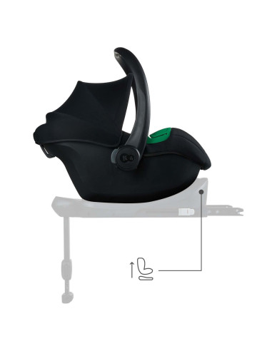 KCMINPR2BLK0000,Scoica Auto I-size, 40-87 Cm, Kinderkraft Mink Pro2, Black