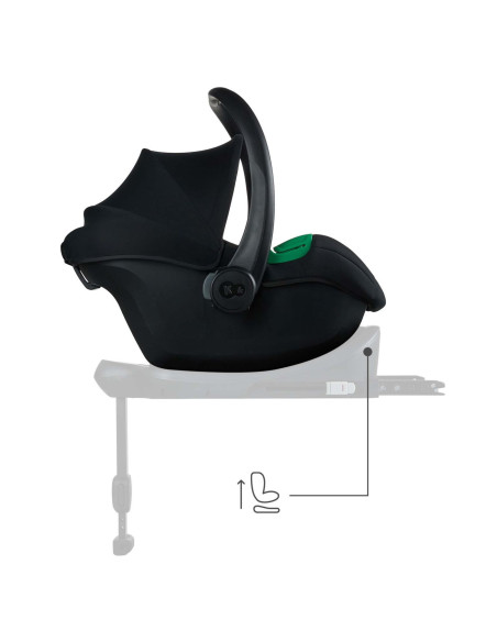 KCMINPR2BLK0000,Scoica Auto I-size, 40-87 Cm, Kinderkraft Mink Pro2, Black
