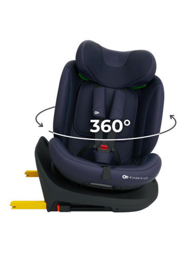KCIGRO02BLKPL00,Scaun Auto Kinderkraft I-grow 2 I-size 40-150 Cm, Black