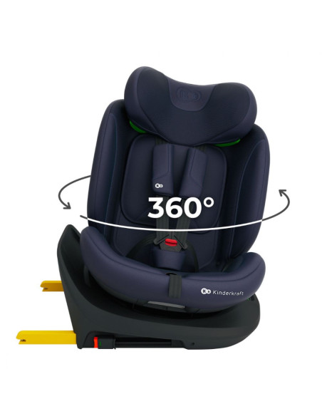 KCIGRO02BLKPL00,Scaun Auto Kinderkraft I-grow 2 I-size 40-150 Cm, Black