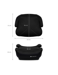 KCIBOO02BLK0000,Inaltator Auto Kinderkraft Boost 2, I-size 125-150 Cm, Black 2