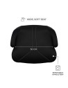 KCIBOO02BLK0000,Inaltator Auto Kinderkraft Boost 2, I-size 125-150 Cm, Black