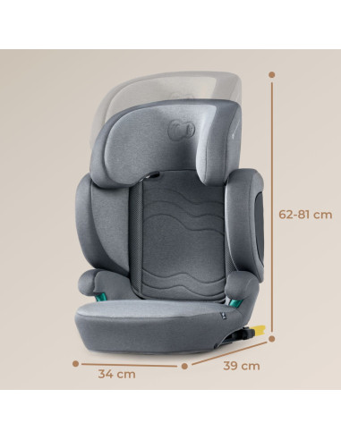 KCXPPR02GRY0000,Scaun Auto Kinderkraft Xpand 2 I-size 100-150 Cm, Rocket Grey