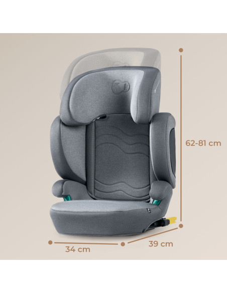 KCXPPR02GRY0000,Scaun Auto Kinderkraft Xpand 2 I-size 100-150 Cm, Rocket Grey