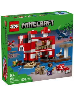 LEGO-21270,Lego Minecraft Casa Mooshroom 21270