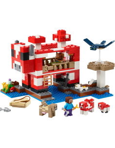 LEGO-21270,Lego Minecraft Casa Mooshroom 21270 2
