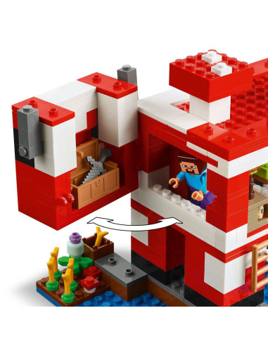 LEGO-21270,Lego Minecraft Casa Mooshroom 21270