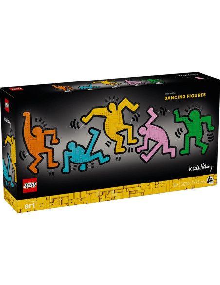 LEGO-31216,Lego Art Keith Haring Figurine Care Danseaza 31216