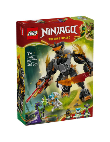 LEGO-71854,Lego Ninjago Robotul De Misiune Al Lui Cole Si Dragonul Zane 71854