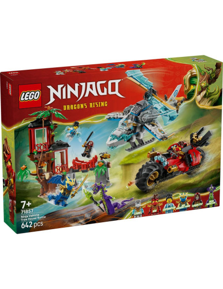 LEGO-71857,Lego Ninjago Lupta La Casa Din Copac Cu Vehicule Ninja 71857