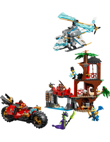 LEGO-71857,Lego Ninjago Lupta La Casa Din Copac Cu Vehicule Ninja 71857
