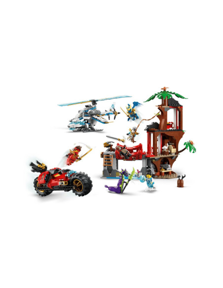 LEGO-71857,Lego Ninjago Lupta La Casa Din Copac Cu Vehicule Ninja 71857