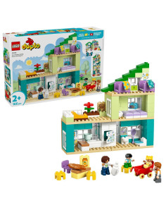 LEGO-10470,Lego Duplo Casa Moderna De Familie 3 In 1 Cu Figurine 10470