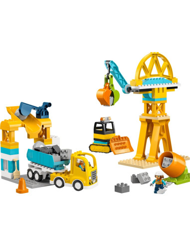 LEGO-10476,Lego Duplo Santier Si Vehicule De Constructii 3 In 1 10476