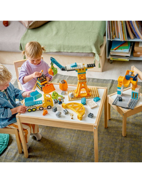 LEGO-10476,Lego Duplo Santier Si Vehicule De Constructii 3 In 1 10476