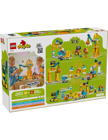 LEGO-10476,Lego Duplo Santier Si Vehicule De Constructii 3 In 1 10476