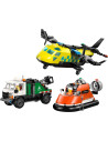 LEGO-60505,Lego City Avion Autospeciala De Service Si Aeroglisor In Versiuni Adaptate 60505